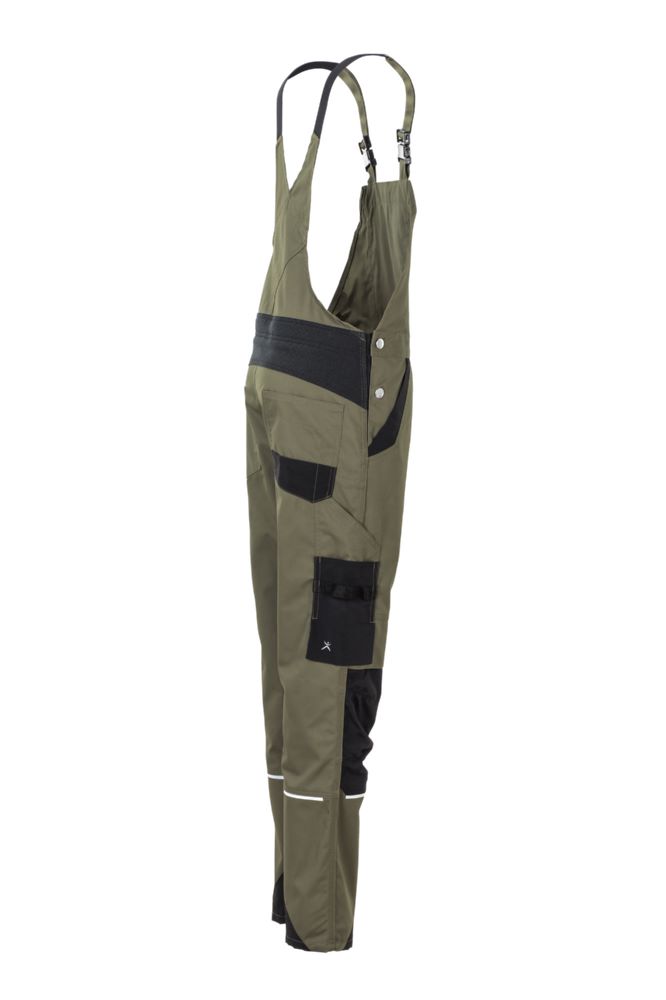 Produktbild Planam Norit Damen Latzhose oliv schwarz Größe 46 bild 9