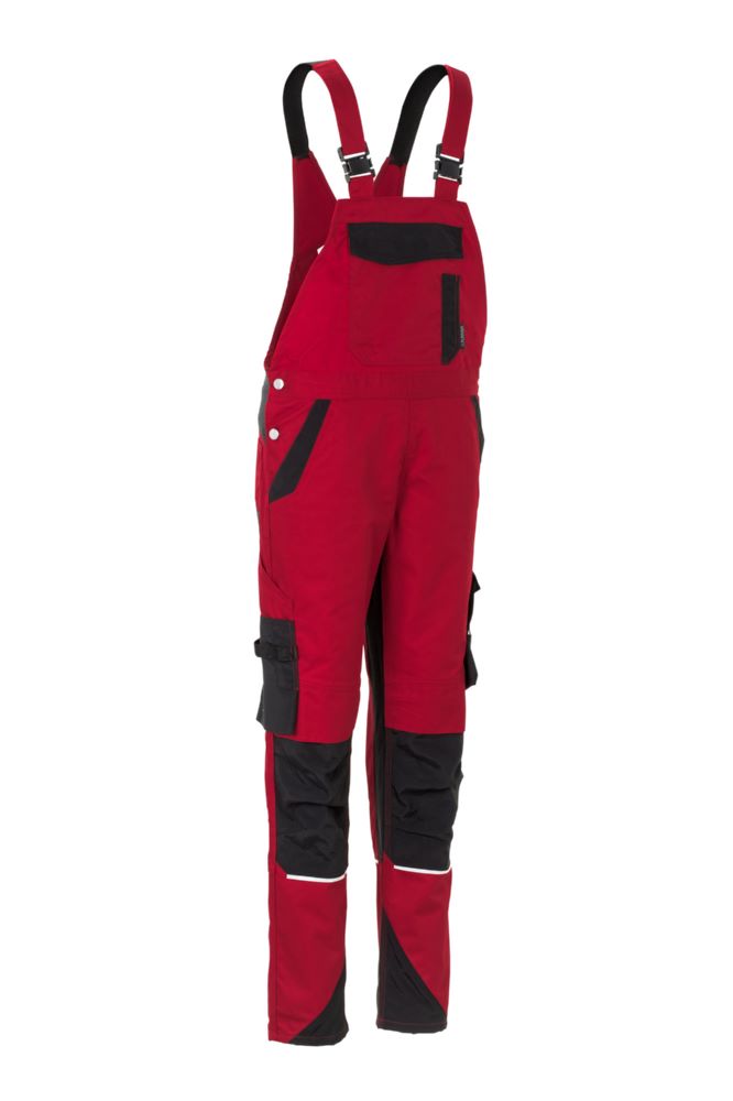 Produktbild Planam Norit Damen Latzhose rot schwarz Größe 46 bild 12