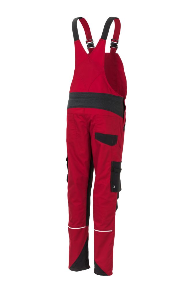 Produktbild Planam Norit Damen Latzhose rot schwarz Größe 48 bild 8