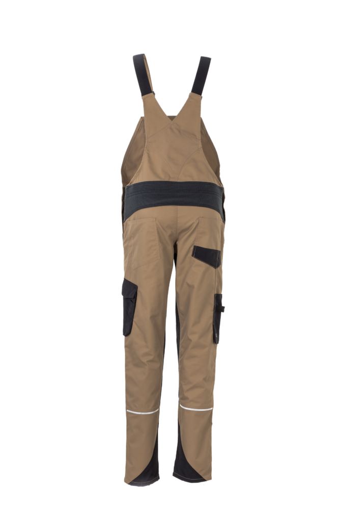 Produktbild Planam Norit Damen Latzhose sand schwarz Größe 40 bild 7