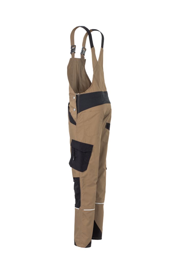 Produktbild Planam Norit Damen Latzhose sand schwarz Größe 44 bild 5