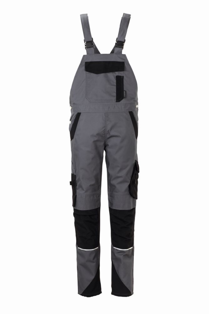 Produktbild Planam Norit Damen leichte Latzhose schiefer schwarz Gr. 36