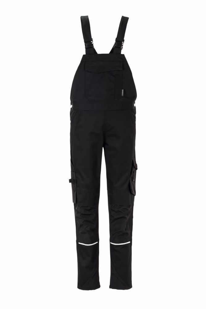 Produktbild Planam Norit Damen Latzhose in der Farbe schwarz Gr. 54