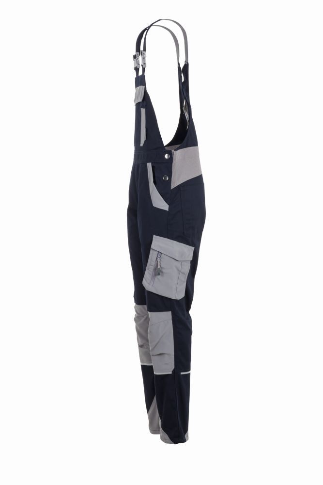 Produktbild Planam Norit Damen Latzhose mit Knietaschen in schwarzblau zink Gr. 48 bild 6