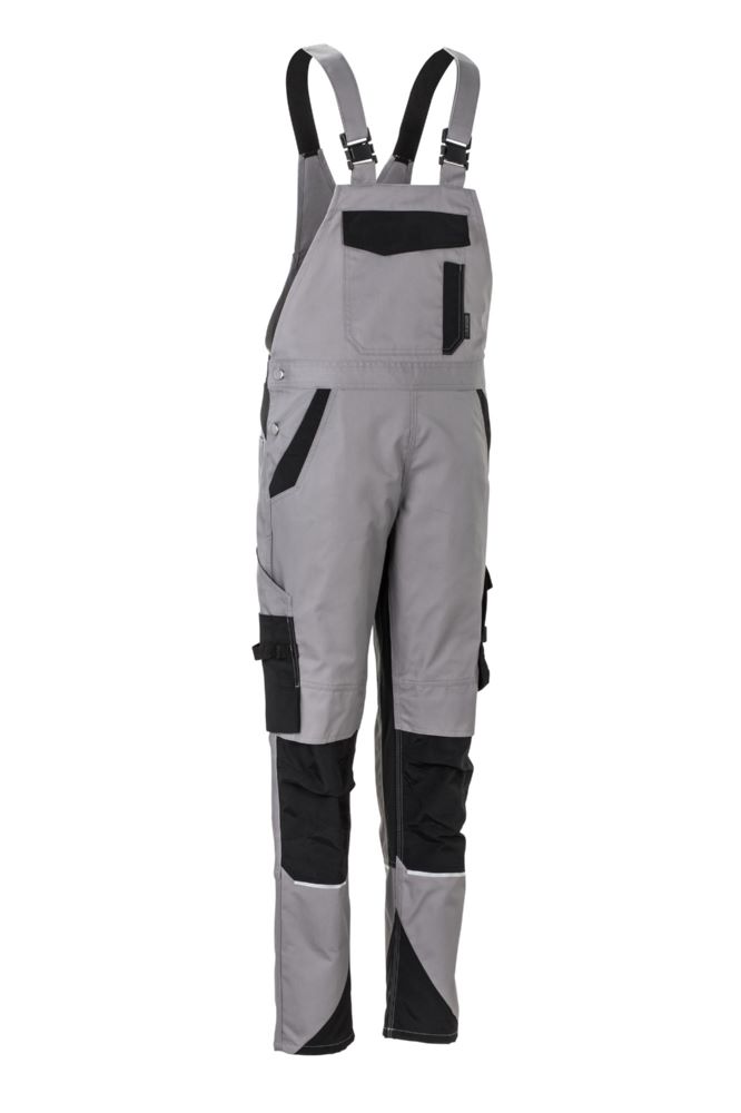 Produktbild Planam Norit Damen Latzhose zink schwarz Größe 50 bild 12