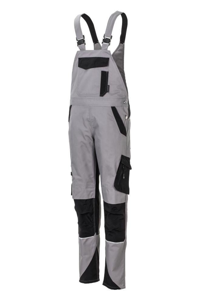 Produktbild Planam Norit Damen Latzhose zink schwarz Größe 50 bild 2