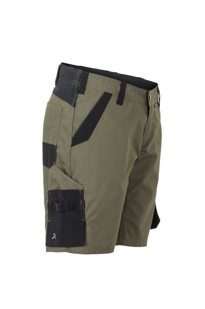 Produktbild Planam Norit Damen Shorts oliv schwarz Größe XL bild 11