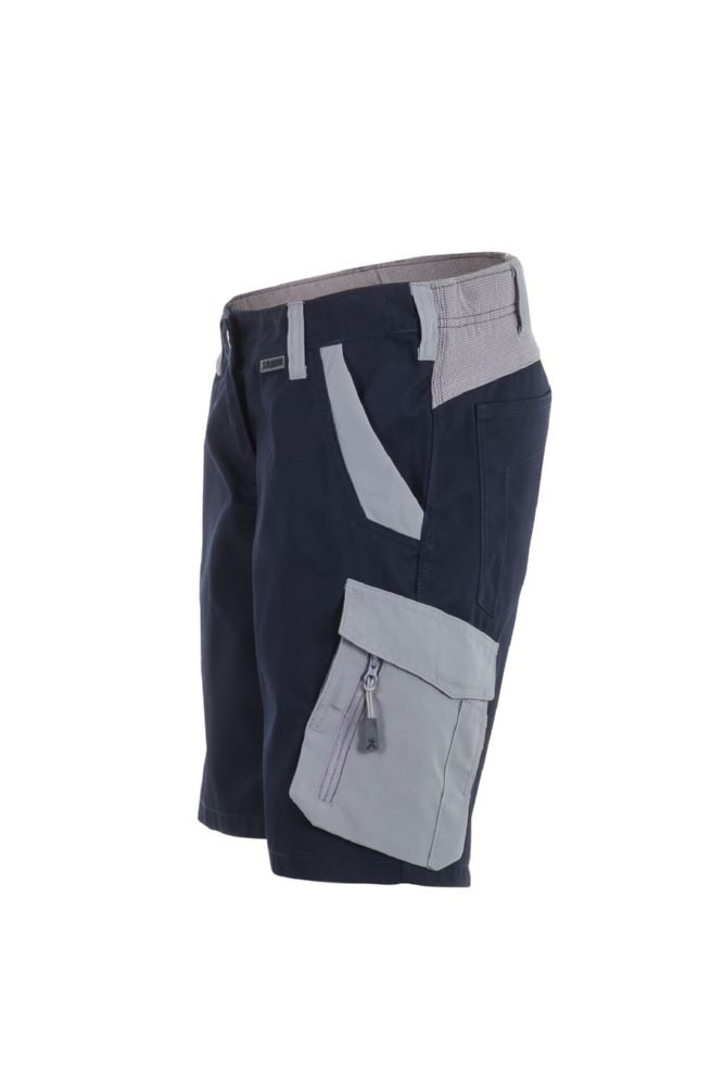 Produktbild Planam Norit Damen Shorts mit Oberschenkeltaschen schwarzblau zink Gr. L bild 6