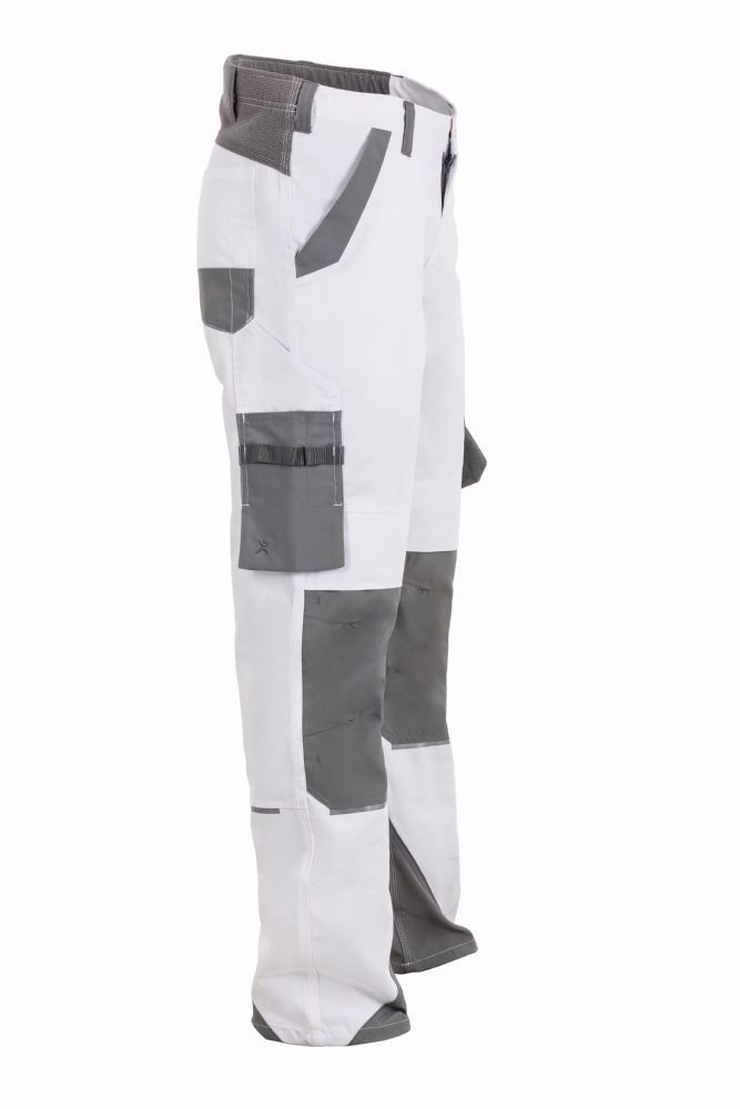 Produktbild Planam Norit Herren Bundhose mit Einsätzen in weiß zink Gr.46 bild 7