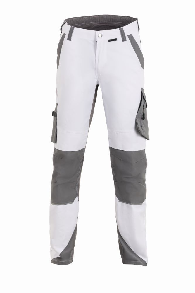 Produktbild Planam Norit Herren Bundhose mit Kniepolster in weiß zink Gr. 106