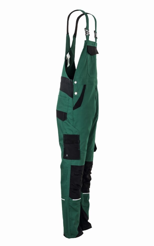 Produktbild Planam Norit Herren leichte Latzhose grün schwarz Gr. 29 bild 8