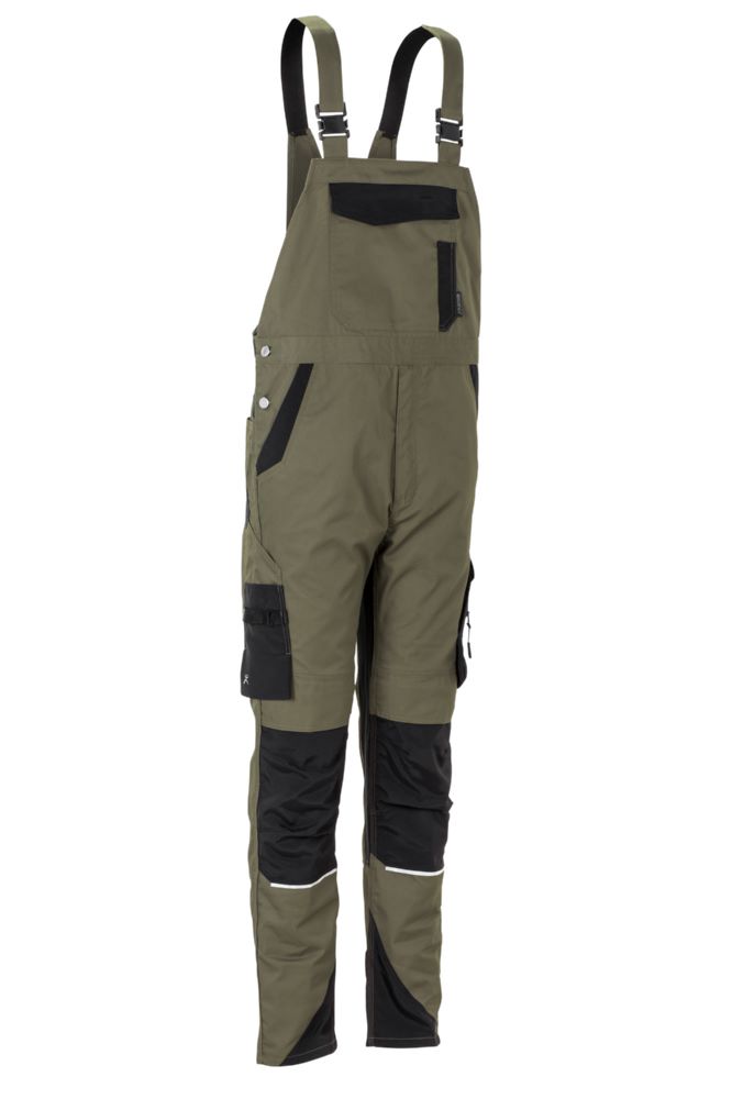 Produktbild Planam Norit Herren Latzhose oliv schwarz Größe 28 bild 12