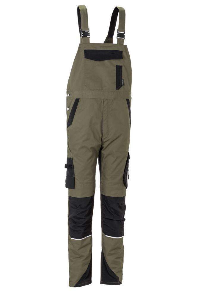 Produktbild Planam Norit Herren Latzhose oliv schwarz Größe 44 bild 13