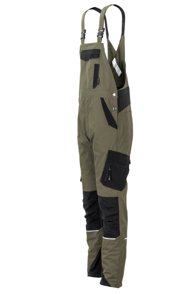 Produktbild Planam Norit Herren Latzhose oliv schwarz Größe 48 bild 3