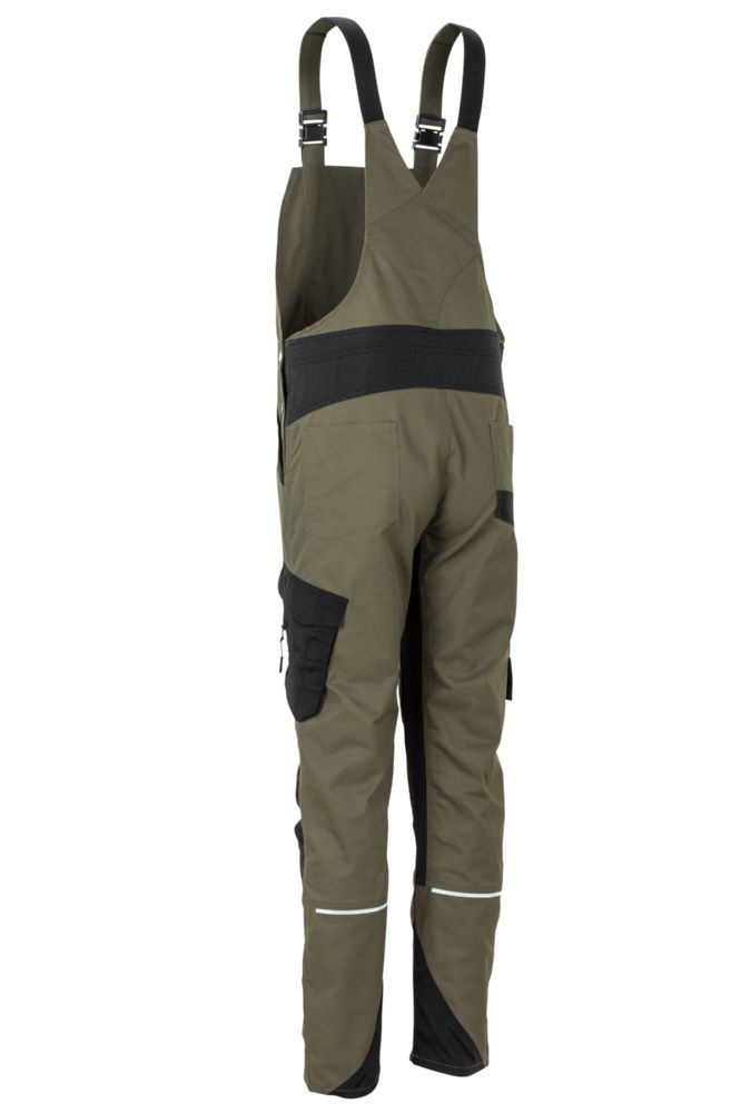 Produktbild Planam Norit Herren Latzhose oliv schwarz Größe 94 bild 6