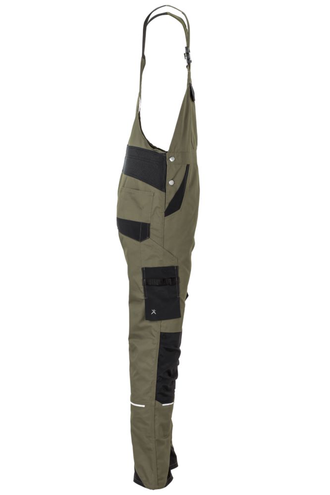 Produktbild Planam Norit Herren Latzhose oliv schwarz Größe 110 bild 10