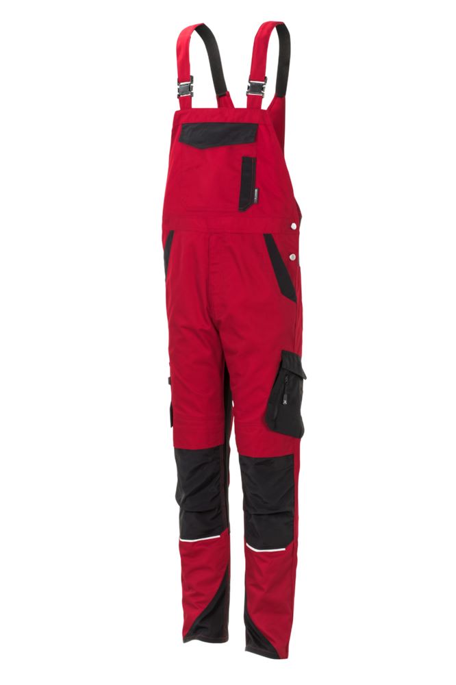 Produktbild Planam Norit Herren Latzhose rot schwarz Größe 27 bild 2