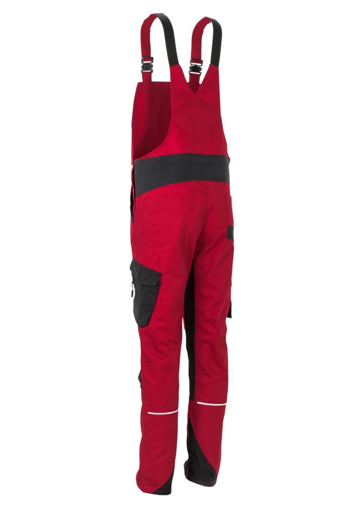 Produktbild Planam Norit Herren Latzhose rot schwarz Größe 60 bild 6