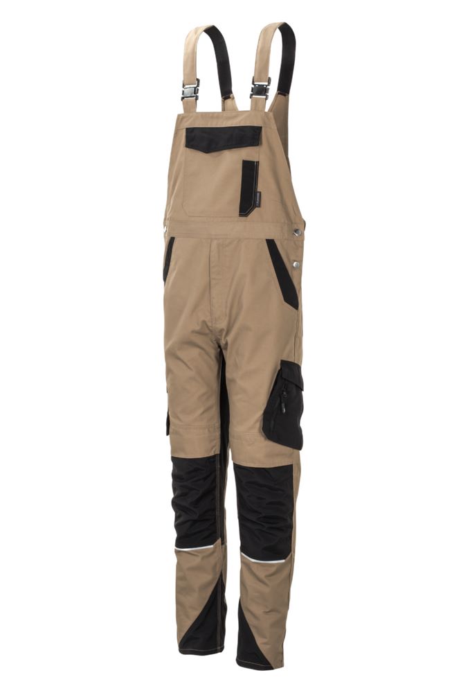 Produktbild Planam Norit Herren Latzhose sand schwarz Größe 24 bild 2