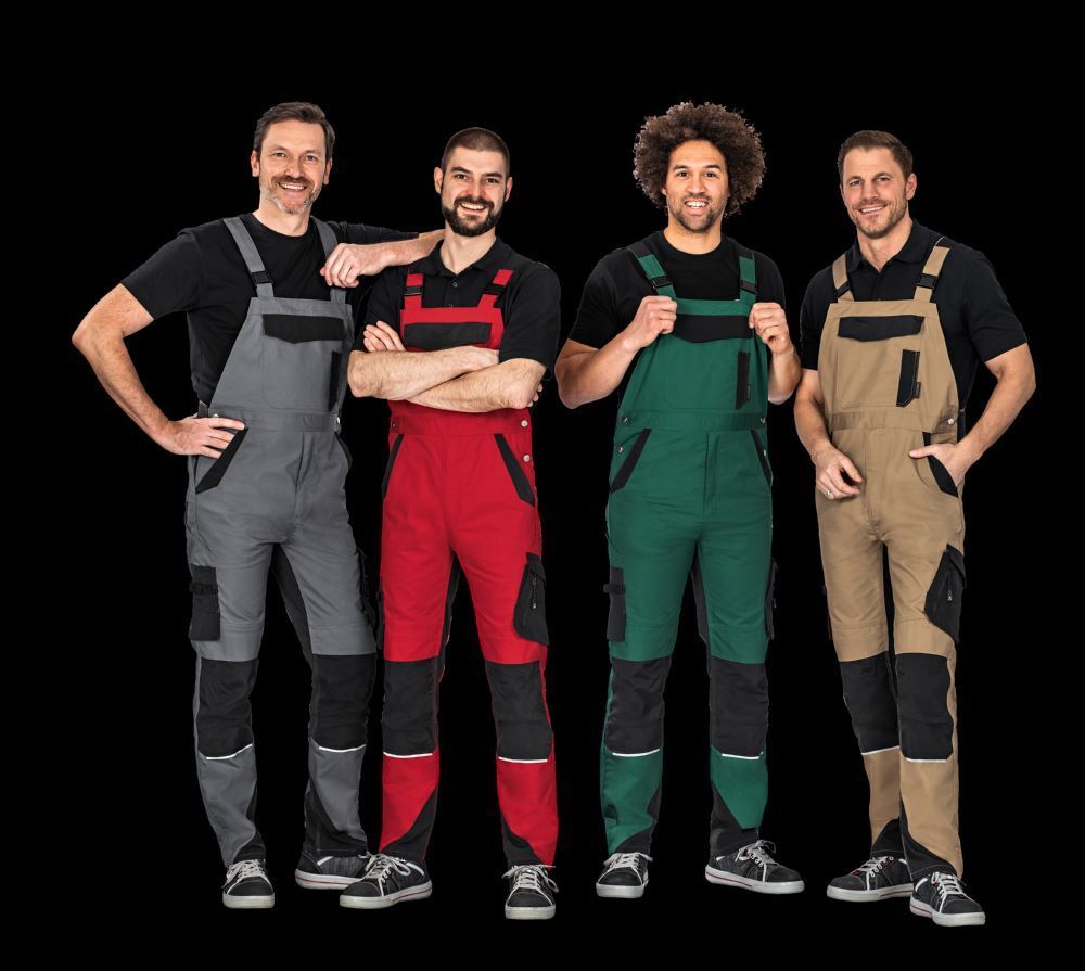 Produktbild Planam Norit Herren leichte Latzhose sand schwarz Gr. 54 bild 5