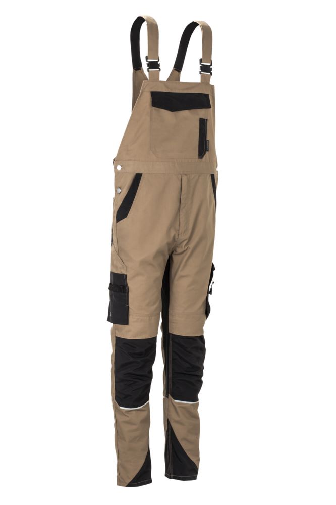 Produktbild Planam Norit Herren Latzhose sand schwarz Größe 64 bild 12