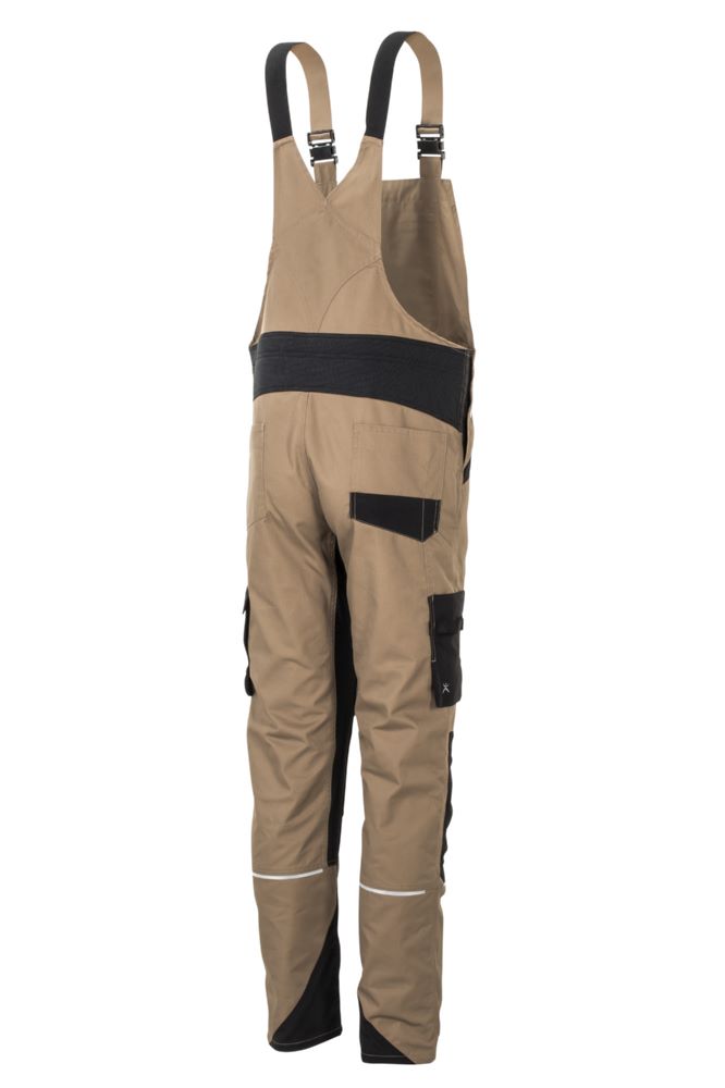 Produktbild Planam Norit Herren Latzhose sand schwarz Größe 94 bild 8