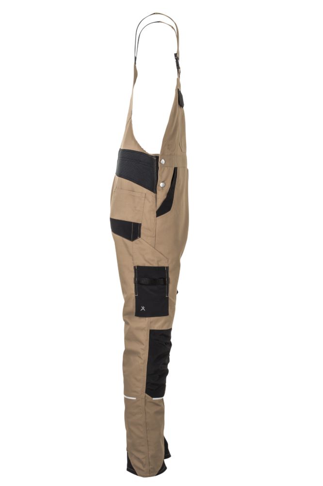 Produktbild Planam Norit Herren Latzhose sand schwarz Größe 98 bild 10