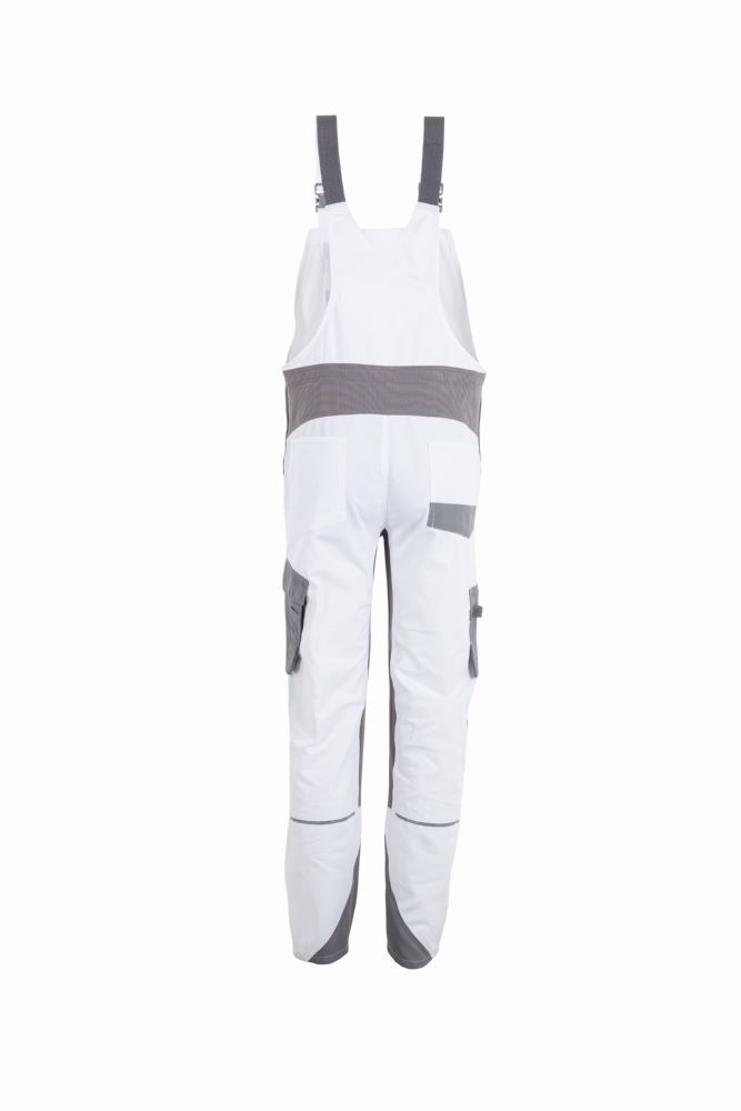 Produktbild Planam Norit Herren leichte Latzhose weiß zink Gr. 56 bild 5