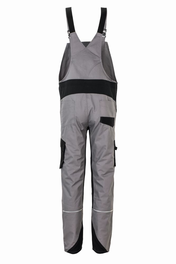 Produktbild Planam Norit Herren leichte Latzhose in zink schwarz Gr. 58 bild 6