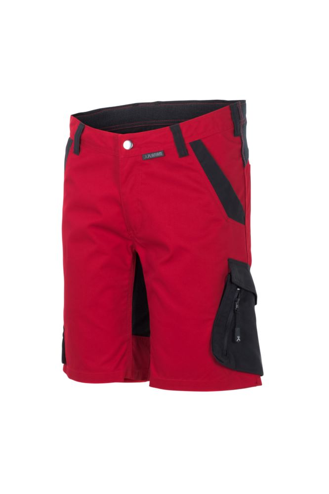 Produktbild Planam Norit Herren Shorts rot schwarz Größe L bild 2