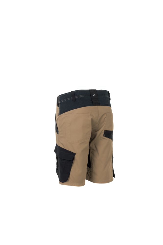 Produktbild Planam Norit Herren Shorts sand schwarz Größe S bild 6