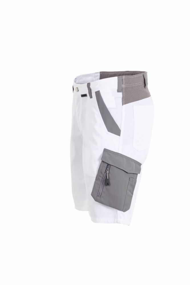 Produktbild Planam Norit Herren Shorts elastisch weiß zink Gr. M bild 6