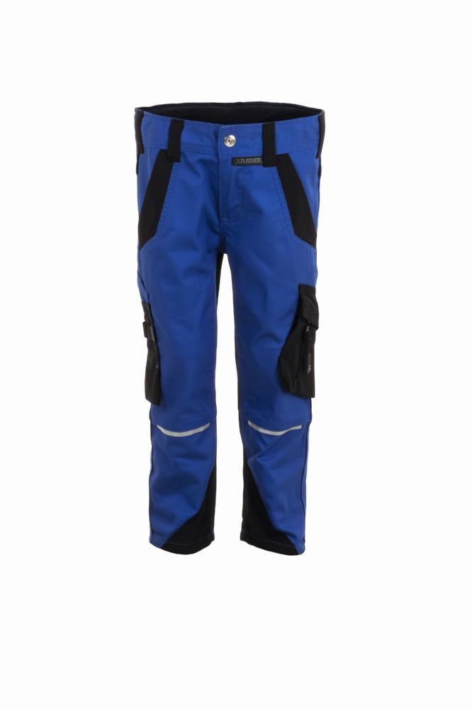 Produktbild Planam Norit Kids Bundhose mit Knietaschen kornblau schwarz Gr. 146 152