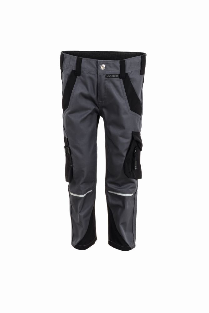 Produktbild Planam Norit Kids Bundhose mit Knietaschen in schiefer schwarz Gr. 110 116