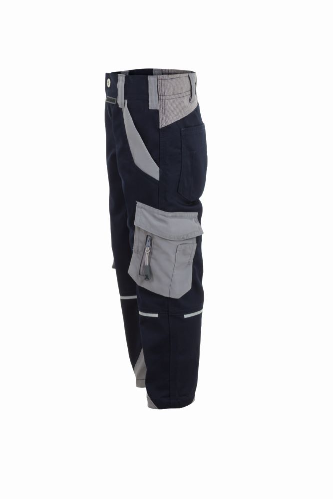 Produktbild Planam Norit Kids leichte Bundhose mit Maßstabtasche schwarzblau zink Gr. 146 152 bild 6