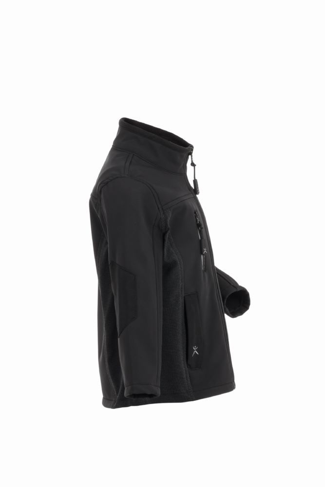Produktbild Planam Norit Kids Pure Softshelljacke mit Brusttasche schwarz Gr. 122 128 bild 7