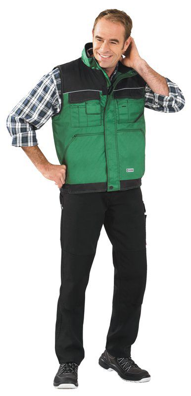 Produktbild Planam Outdoor Dust Weste farngrün schwarz L bild 2