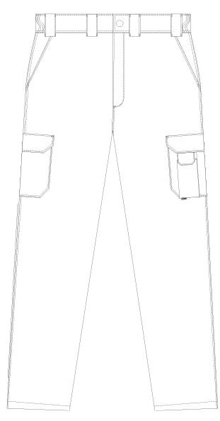 Produktbild Planam Outdoor Easy Herren Bundhose Arbeitshose marine Gr. 98 bild 10