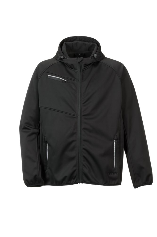 Produktbild Planam Outdoor Fog Softshelljacke schwarz Größe M