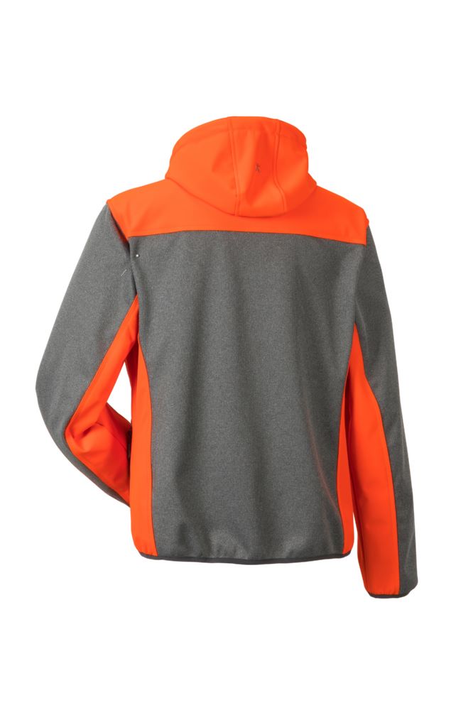 Produktbild Planam Outdoor Kontrast Softshelljacke grau orange Größe XL bild 3