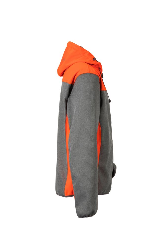 Produktbild Planam Outdoor Kontrast Softshelljacke grau orange Größe XL bild 4