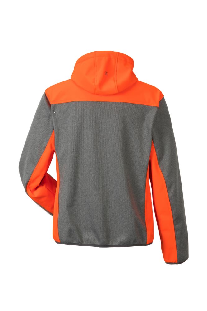 Produktbild Planam Outdoor Kontrast Softshelljacke grau orange Größe XXL bild 3
