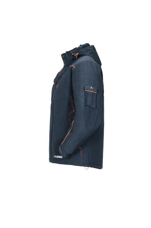 Produktbild Planam Outdoor Neon Regenjacke marine orange Größe XL bild 4
