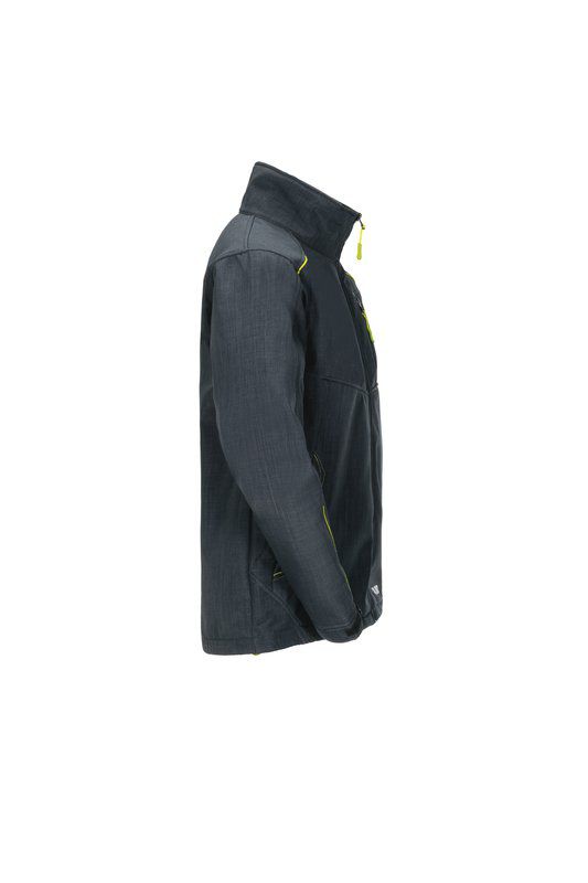 Produktbild Planam Outdoor Neon Softshelljacke grau grün Größe L bild 3