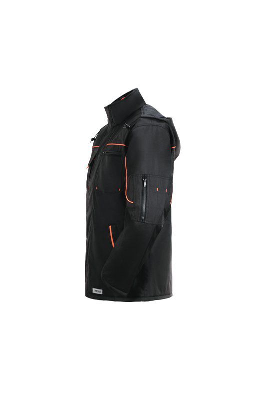 Produktbild Planam Outdoor Piper Winterjacke schwarz orange Größe S bild 4
