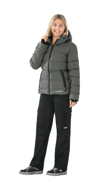 Produktbild Planam Outdoor Powder Damen Regenjacke anthrazit Größe XL bild 2