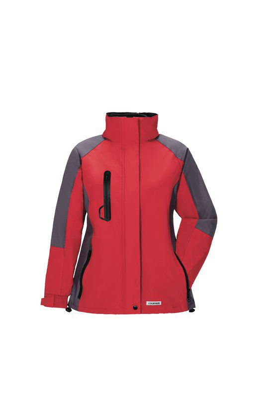 Produktbild Planam Outdoor Regenjacke Shape Damen rot grau Größe L
