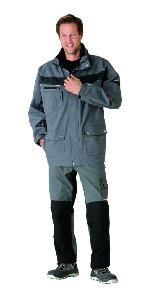 Produktbild Planam Plaline Arbeitskleidung Allwetterjacke schiefer schwarz Größe XL bild 2