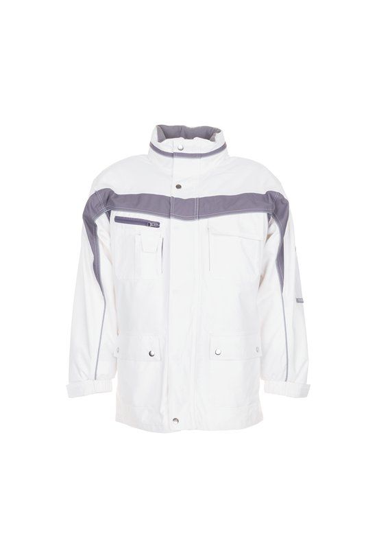 Produktbild Planam Plaline Arbeitskleidung Allwetterjacke reinweiß zink Größe XXL
