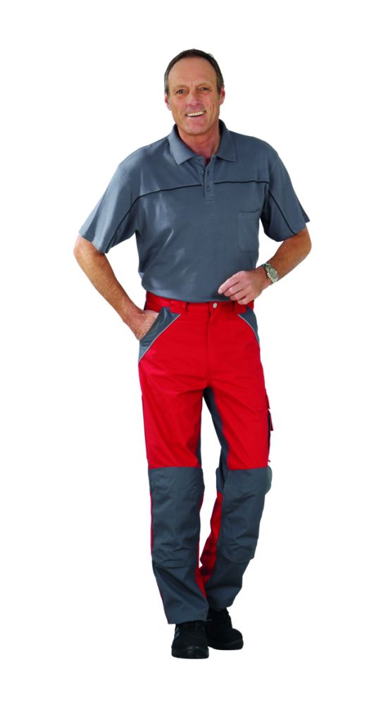Produktbild Planam Plaline Arbeitshose Bundhose rot schiefer Größe 62 bild 2